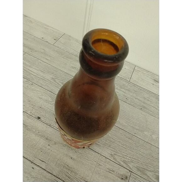 VTG R-La Root Beer 12oz Steinie Soda Bottle Ace Bottling Paper Label RARE ^ - Picture 3 of 16
